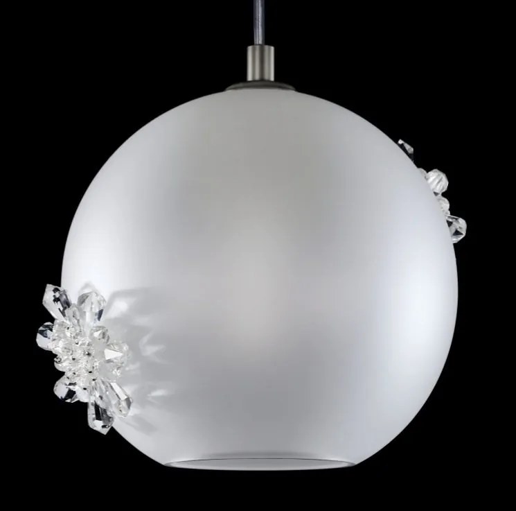 Lustra LUX decorativ fulgi de zapada din cristal SNOWFLAKE 02A-SB
