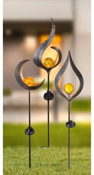 Corp de iluminat LED solar SOLAR LED/0,02W/3V 600mAh IP44 bronz Globo 33466