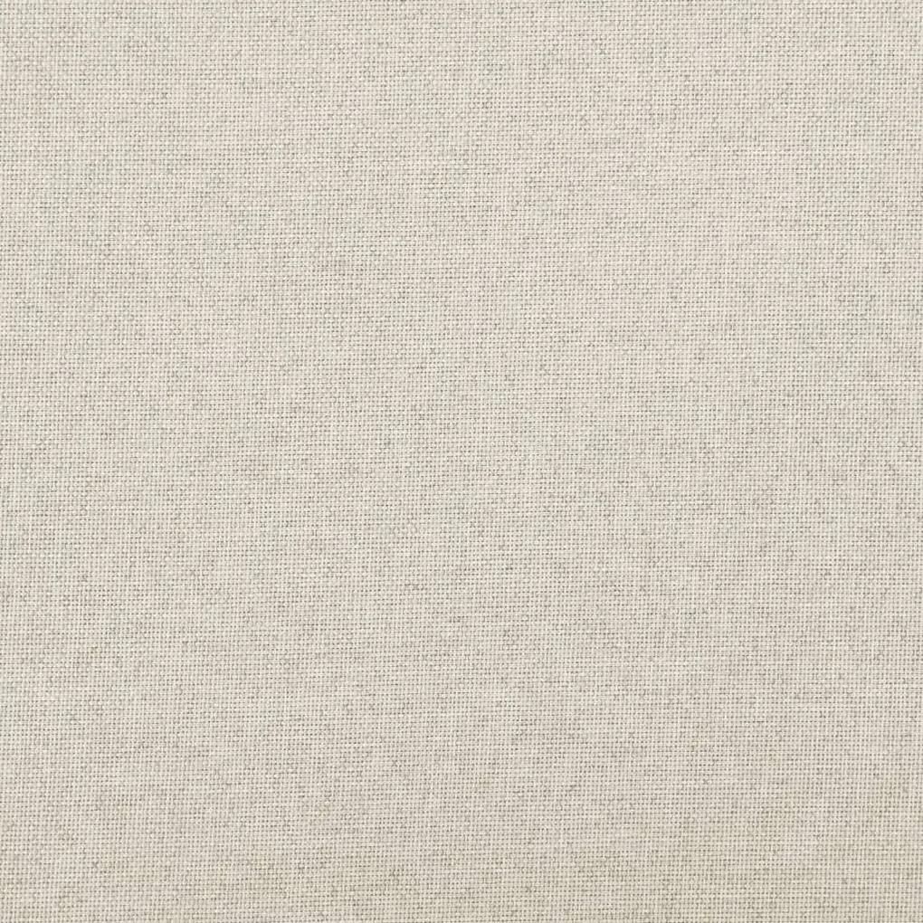 Banca depozitare pliabila alb crem, 76x38x38 cm, imitatie panza Alb crem