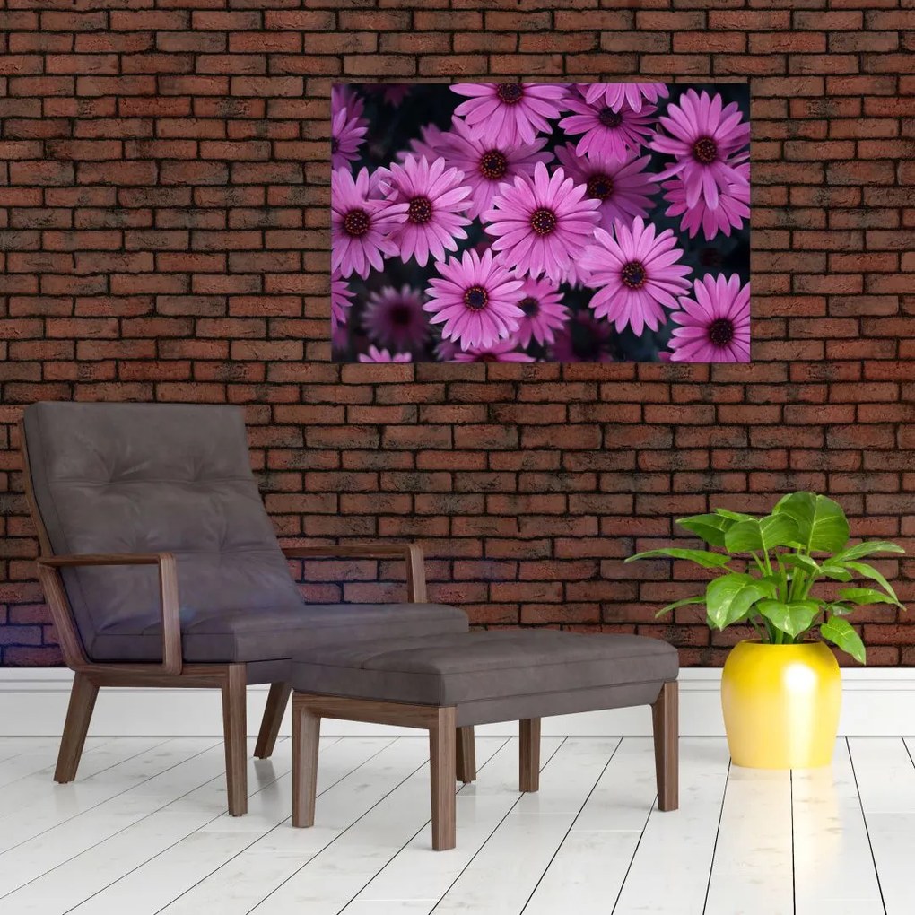 Tablou cu florile roz (90x60 cm)