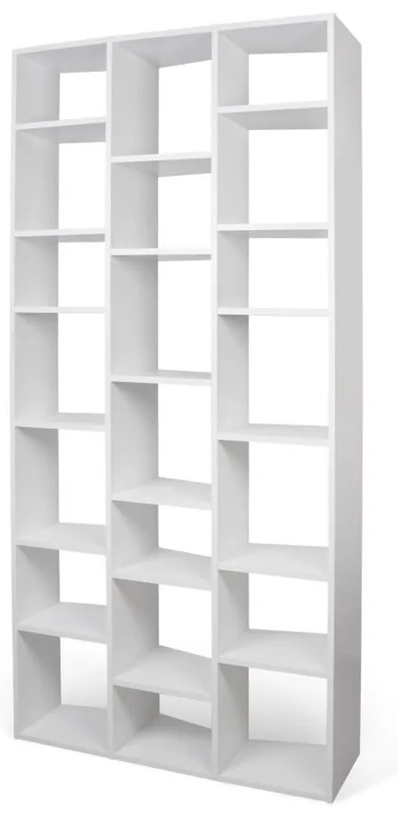 Bibliotecă albă 108x224 cm Valsa – TemaHome