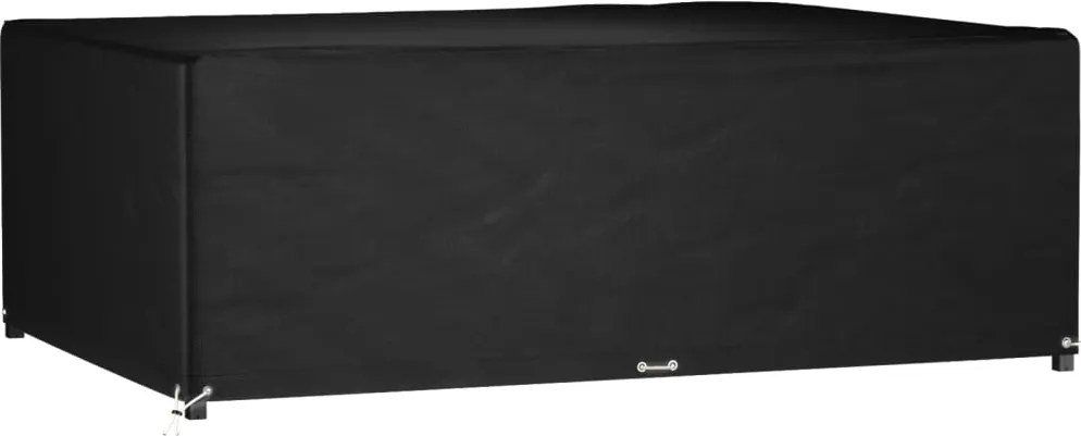 vidaXL Husă pentru mobilier grădină, 12 ocheți, 230x165x80 cm pătrat