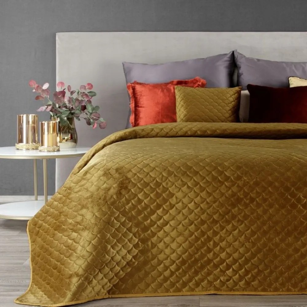 Cuvertură de pat luxoasă, matlasată, de o culoare Šírka: 220 cm | Dĺžka: 240 cm