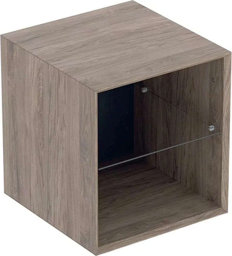 Dulap mediu suspendat Geberit One nuc american Hickory 45 cm