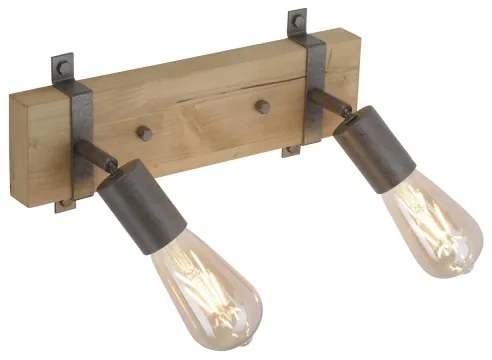 Leuchten Direkt 13472-79 - Aplică perete spot SLAT 2xE27/40W/230V