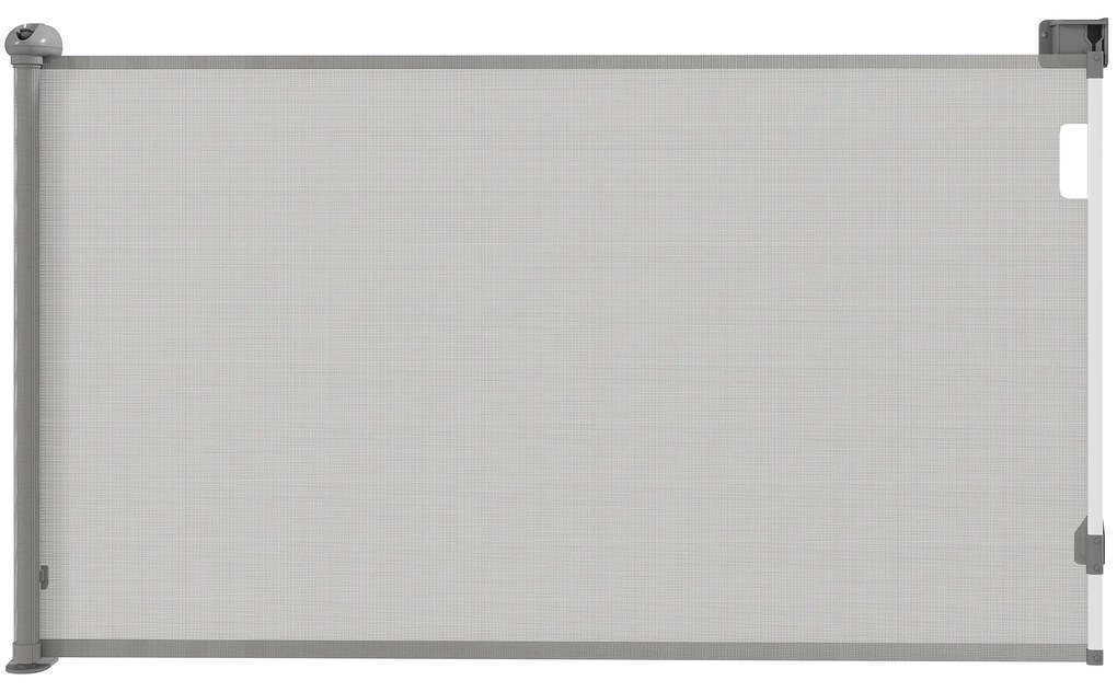 PawHut Bariera retractabila pentru caine de la 0 la 149 cm cu blocare automata - gri | Aosom Romania