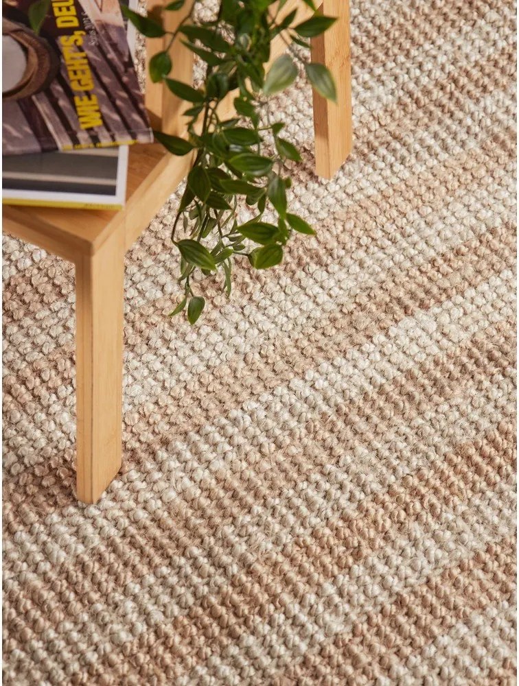 Covor bej țesut manual din iută 160x230 cm Harvest Amber – Elle Decoration