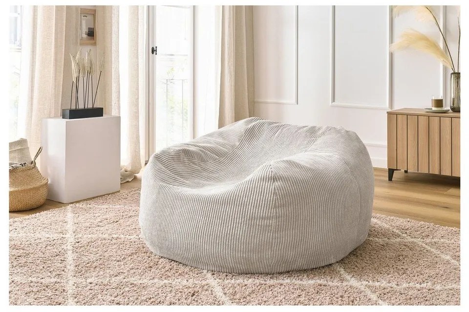 Fotoliu bean bag crem Voltaire – Bobochic Paris