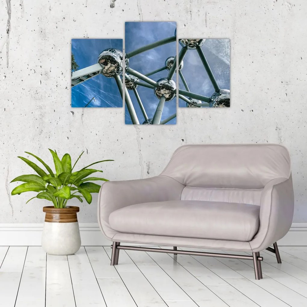 Tablou- atomium la Bruxelles (90x60 cm)
