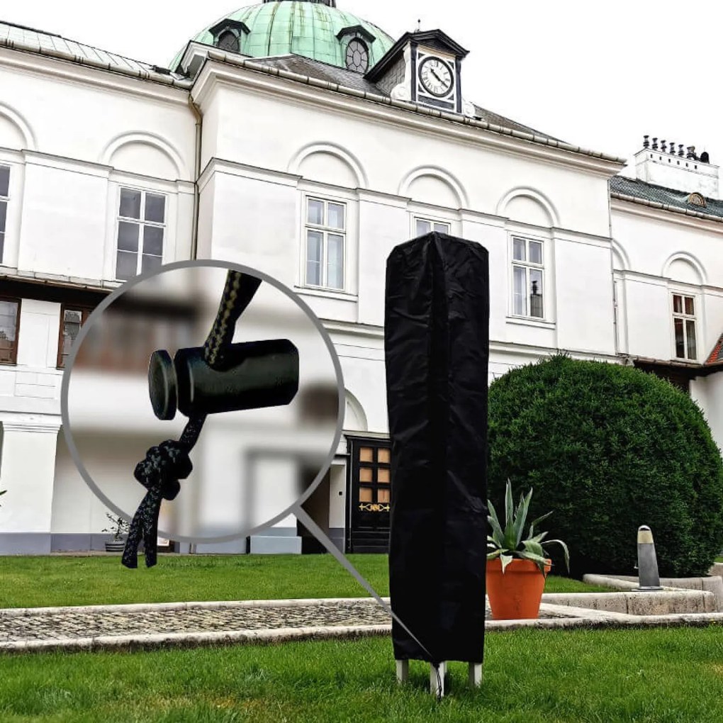 Cort de evenimente 3x3m - cu 3 pereți - Negru