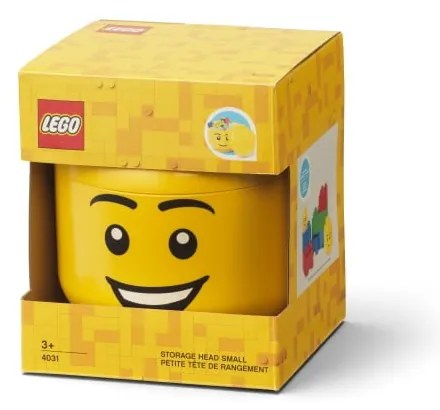 Cutie de depozitare pentru copii din plastic Head – LEGO®