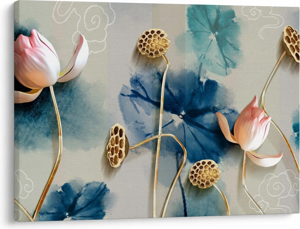 Tablou cu flori (70x50 cm)