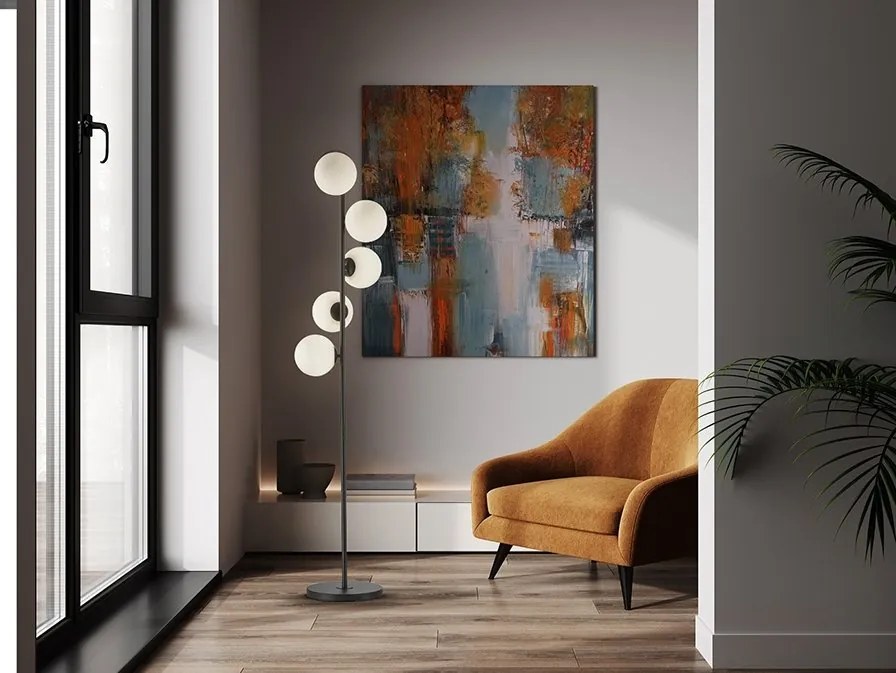 Lampadar/Lampa de podea design modern Inoa negru/alb