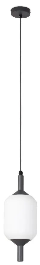 Lustra/Pendul iluminat exterior decorativ SAIGON cone cap R17 gri/alb
