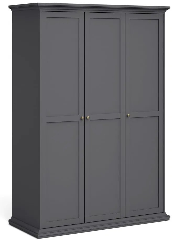 Șifonier gri 139x201 cm Paris – Tvilum