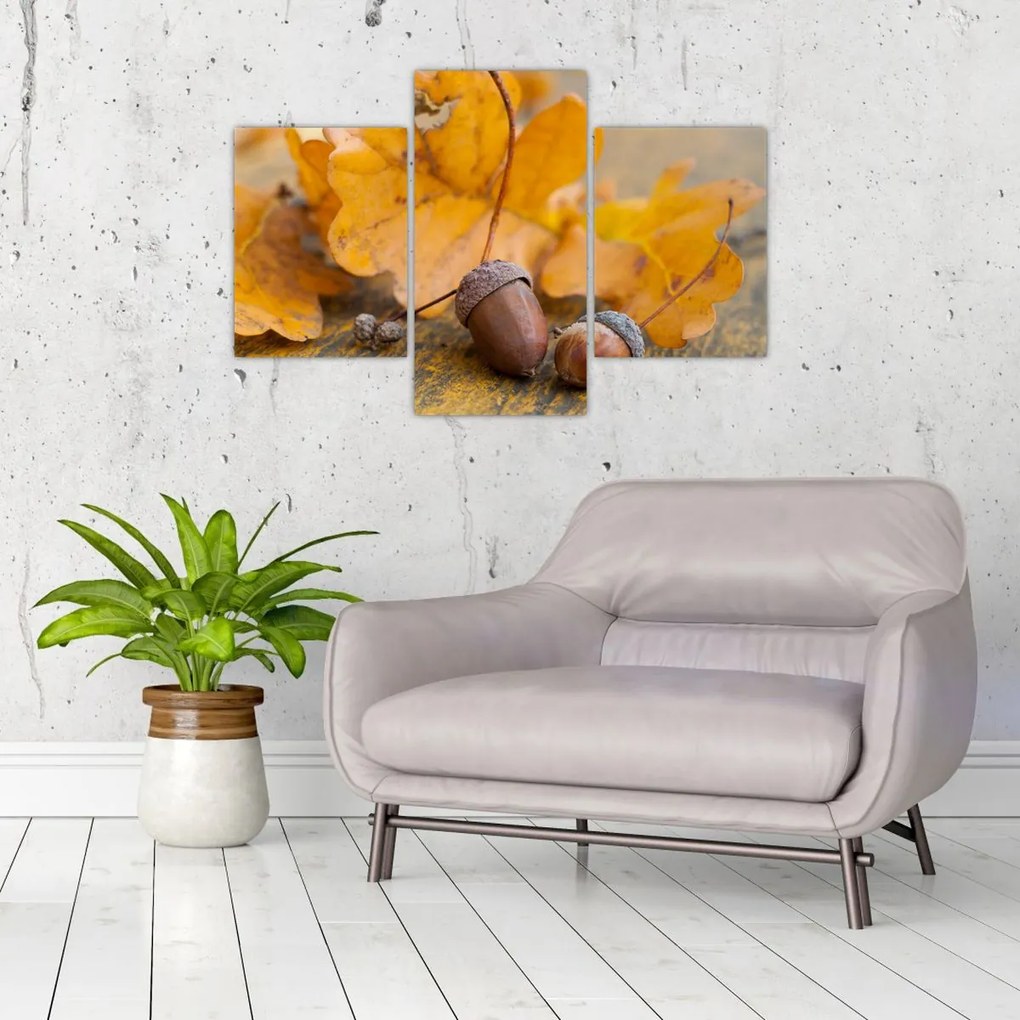 Tablou - Ghinde de toamnă (90x60 cm)