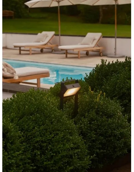 Nordlux - Lampă solară LED SAULIO, 4,45 W, 3,7 V, IP44, 2000 mAh, 60 cm