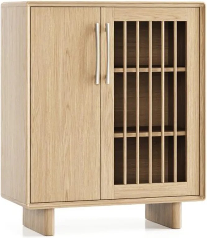 Comodă lemn masiv Cooper, 90 × 42,5 × 108 cm