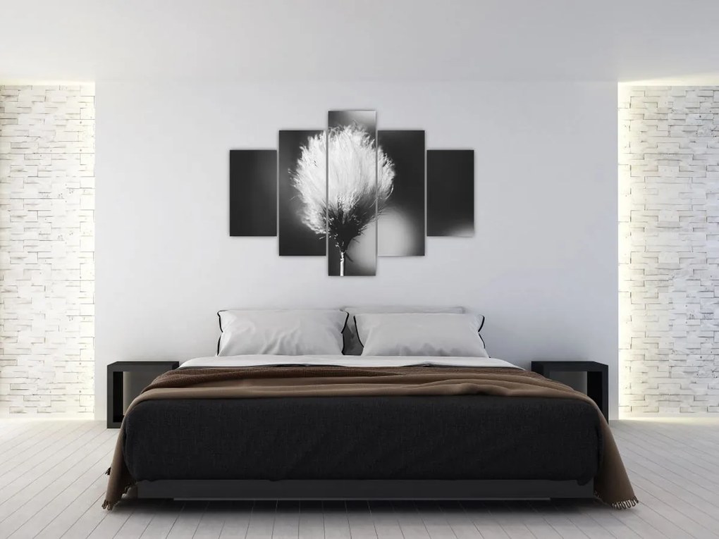 Tablou - Coțofană neagră și albă (150x105 cm)