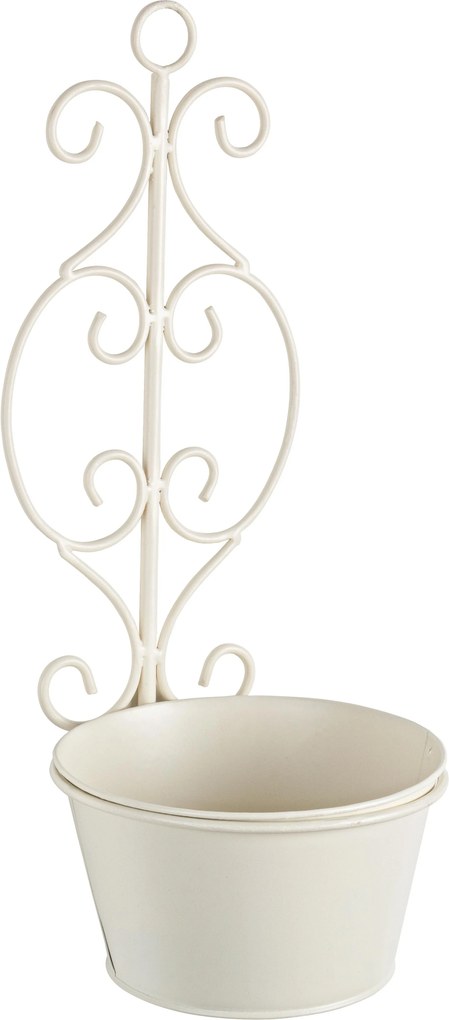 Suport fier forjat suspendabil 1 ghiveci 19 cm x 19 cm x 45h