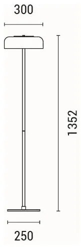 Lampadar LED LED/8W/230V 3000K