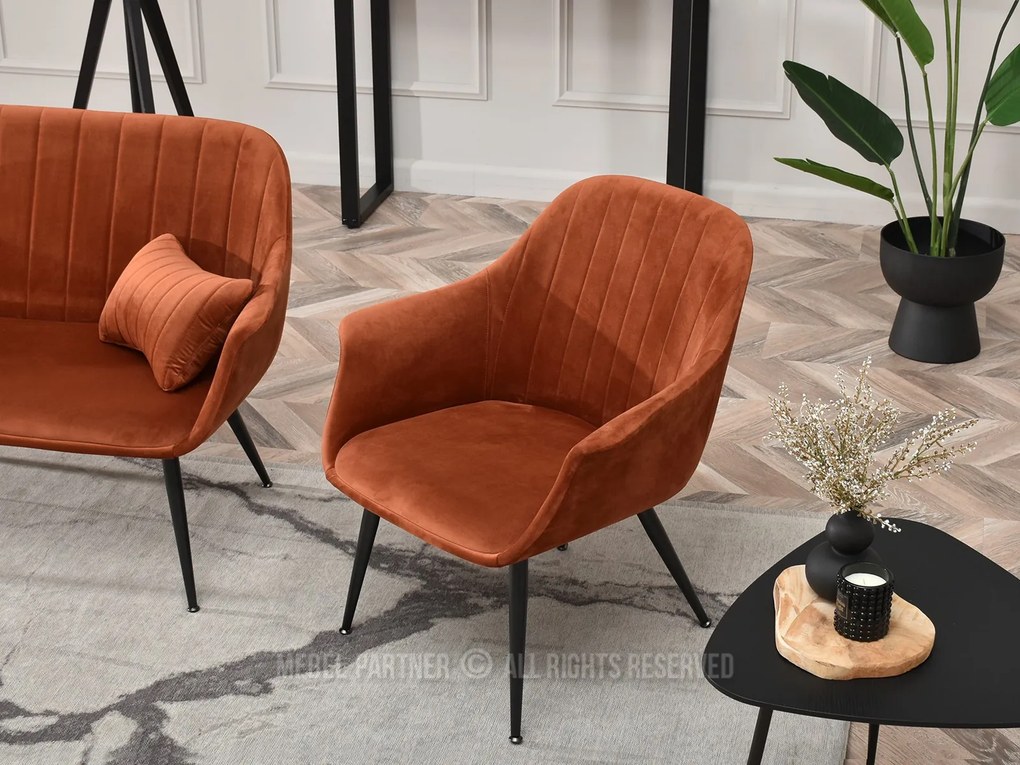 Fotoliu Osmol F (cupru + negru). Promo -8%. 1110362