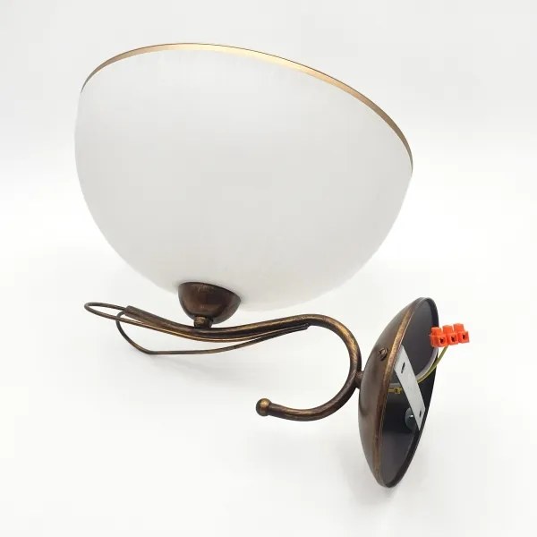 Aplica de perete COBRA, 1 x E27, 60 W, 230 V, bronz/patină