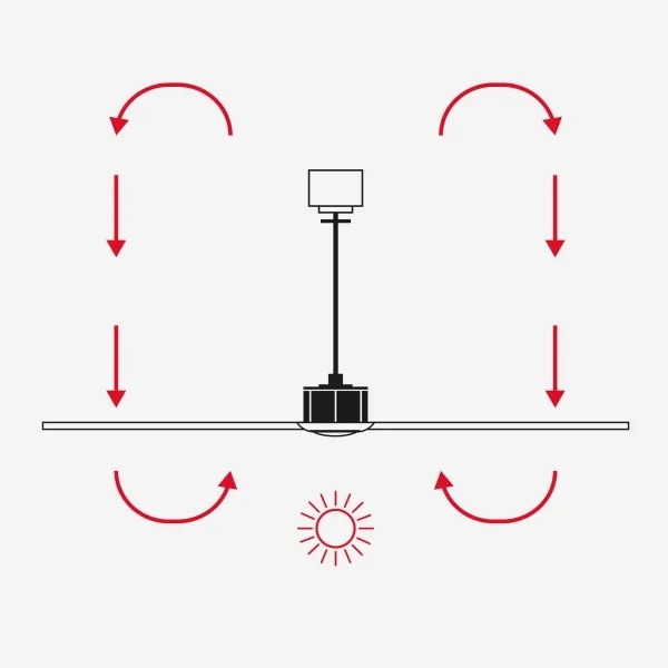 FARO 34372 - Ventilator de tavan MARINE M Ø 125 cm maro/negru IP44 + telecomandă