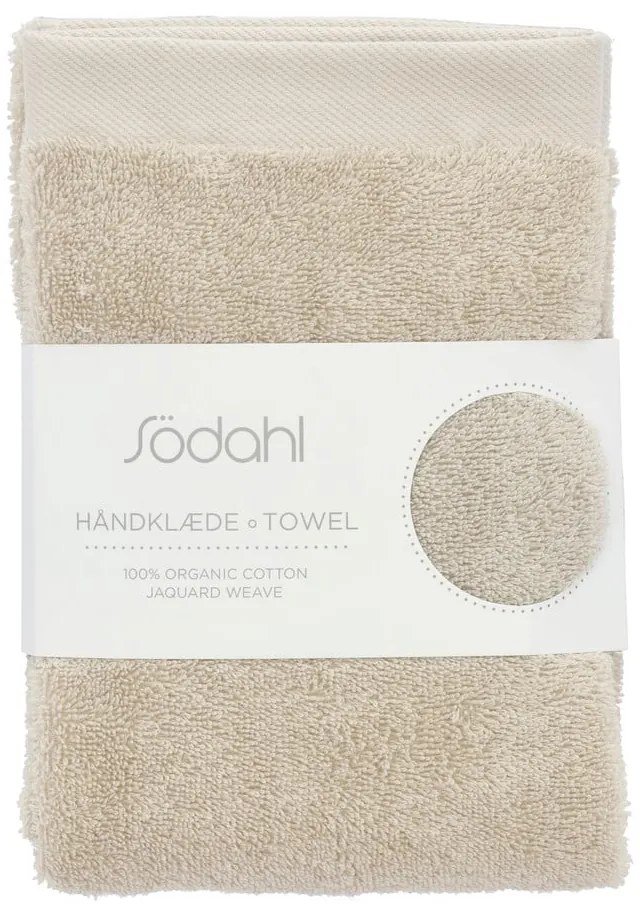 Prosop bej din bumbac din frotir 50x100 cm Comfort – Södahl