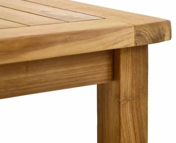 Masă pliabilă din lemn de tec DIVERO - 50 cm