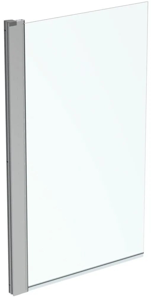 Paravan cada, 80x140 cm, silver bright   sticla transparenta
