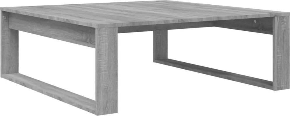 vidaXL Măsuță de cafea, gri sonoma, 100x100x35 cm, lemn prelucrat