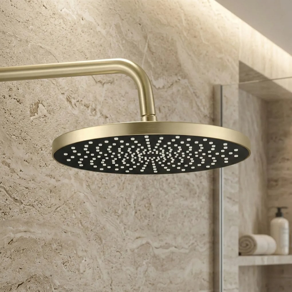 Set dus Rea Lungo Stripe Brush Gold