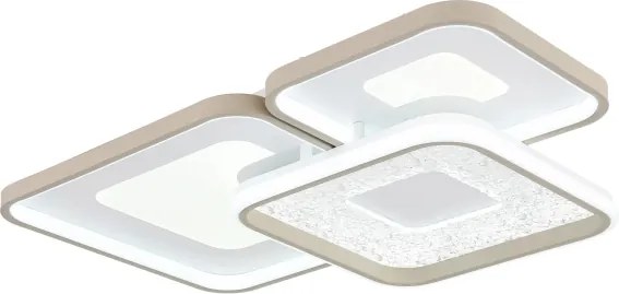 Globo 48097-62 - Plafonieră LED dimabilă MOSAIKO LED/55W/230V 65x45,5 cm+telecomandă