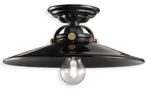 Plafoniera design retro realizata manual din ceramica B-W