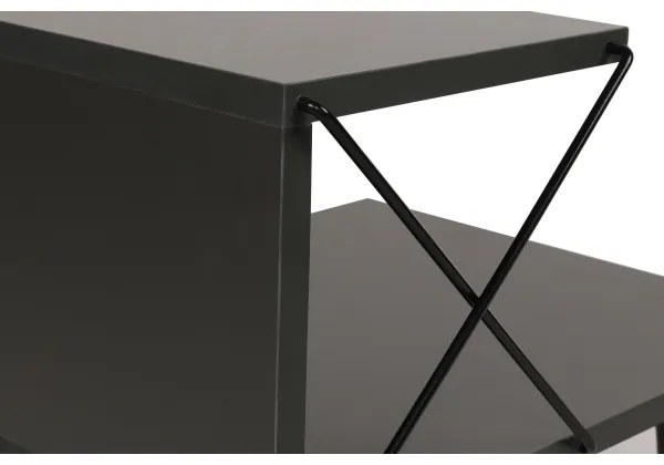 Noptieră CROSS 55x50 cm antracit
