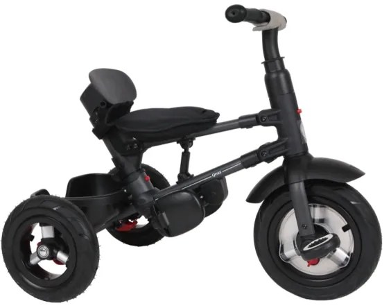 Tricicletă pentru copii 3 în 1 QPlay RITO AIR gri