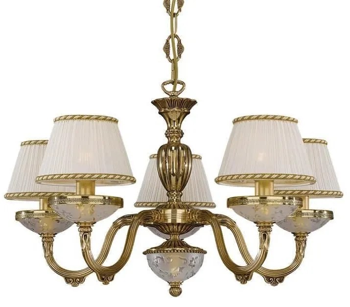 Candelabru din alama 5 brate design italian 6502