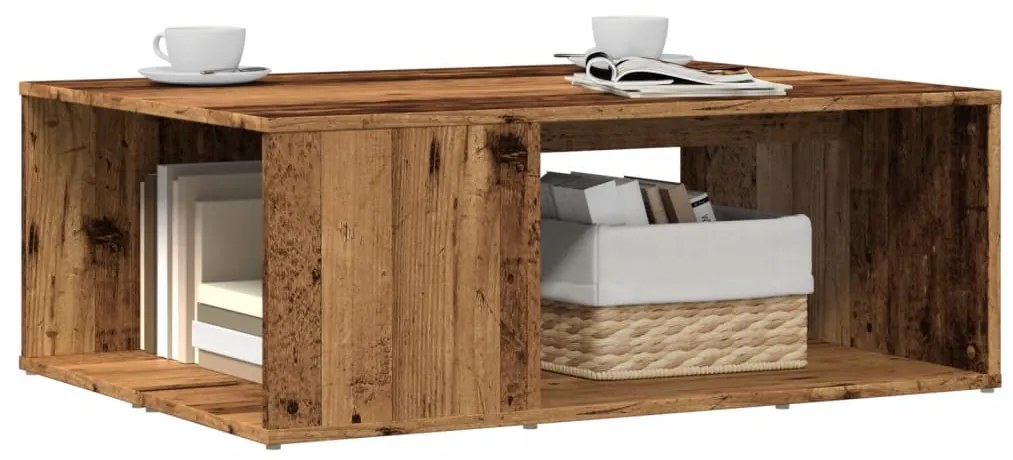 vidaXL Măsuță de cafea, lemn vechi, 90x67x33 cm, lemn prelucrat