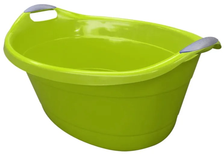 Lighean cu manere 25L, verde, Kaja