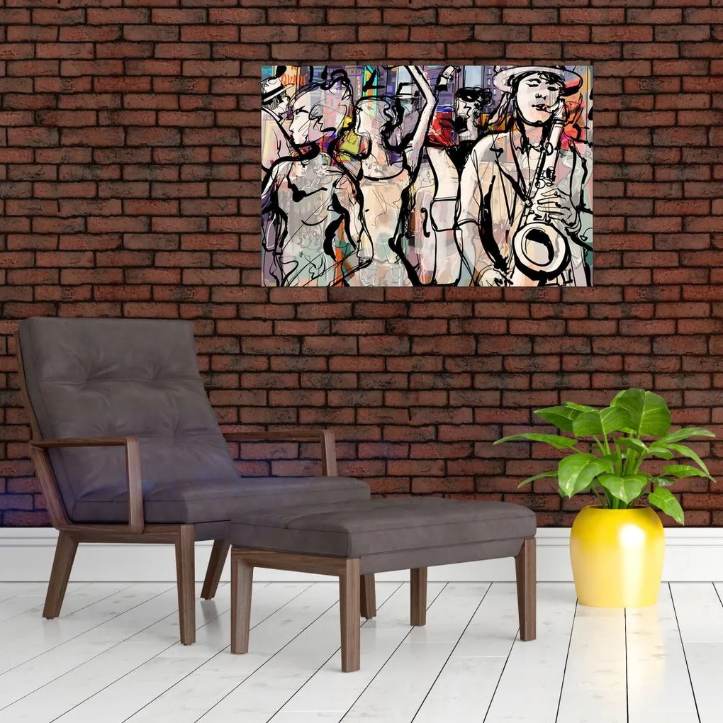 Tablou - Seara de jazz (90x60 cm)