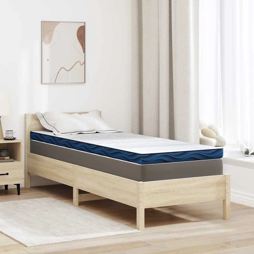 vidaXL Păturile pentru saltea Alb și albastru 70 x 200 cm