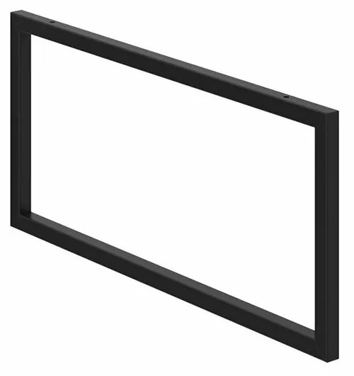 Set picioare mobilier negru mat Defra Modica 43 cm
