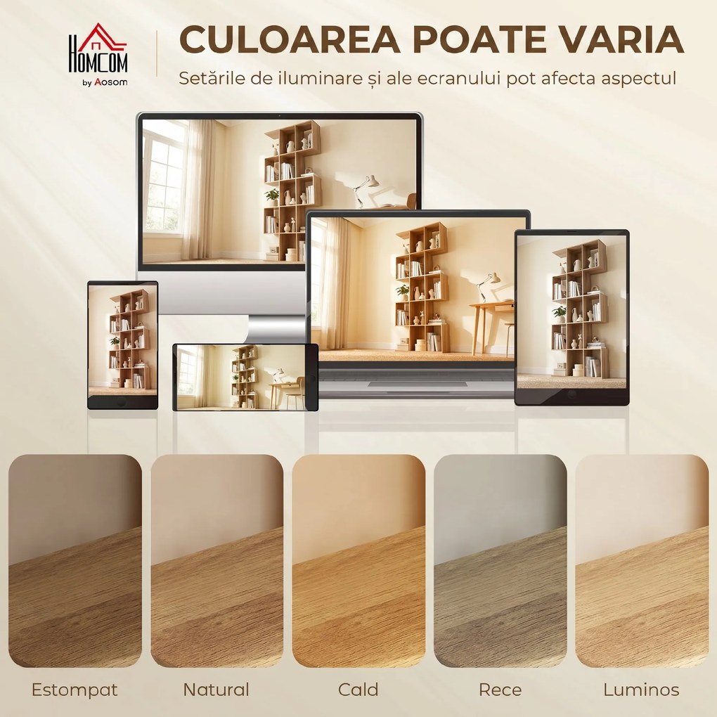 HOMCOM Divizor elegant cu design zigzag | Aosom Romania