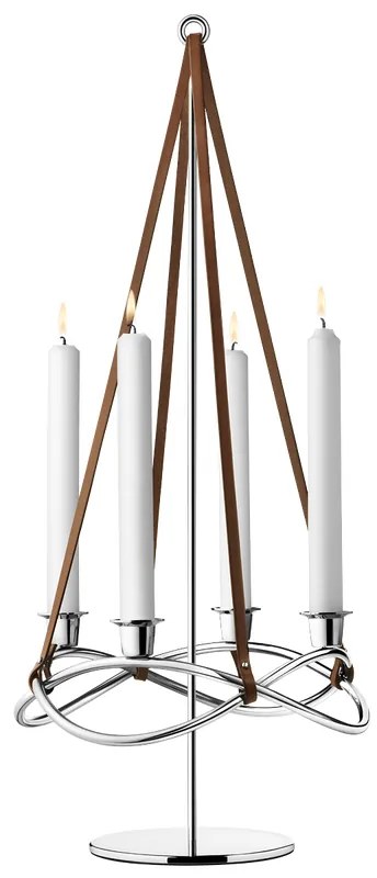 Cuier pentru sfeșnicul de Crăciun în formă de coroniță de Advent - Georg Jensen
