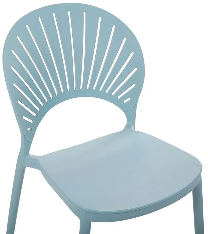 Set 4 buc scaune de sufragerie Ostza (albastru). 1081821