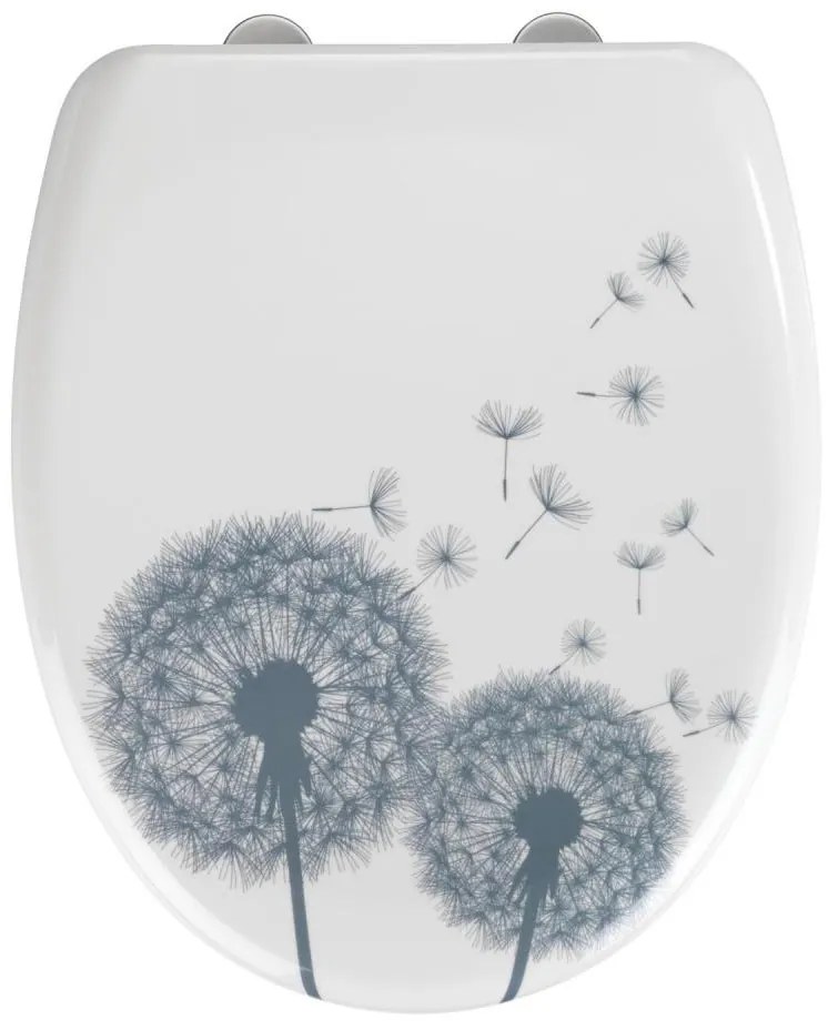 WENKO 22409100-WC Capac WC ASTERA 45 x 38 cm multicolor/argintiu