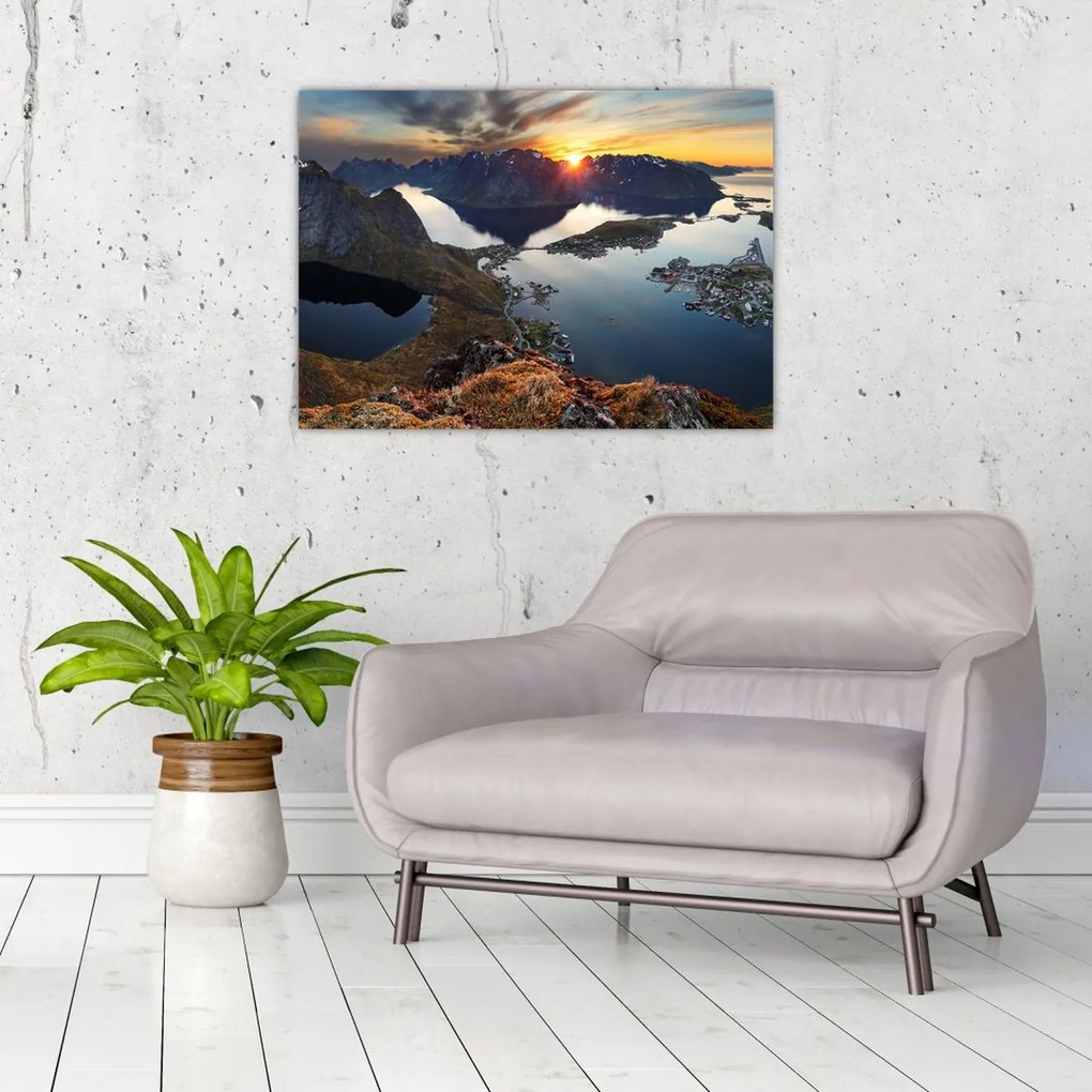 Tablou - Peisaj montan, Norvegia (70x50 cm)