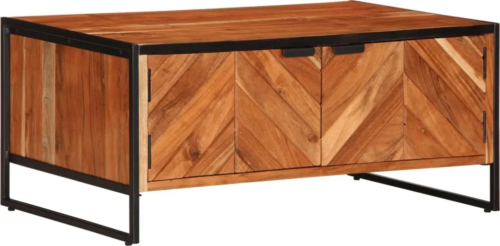 vidaXL Măsuță de cafea, 90x55x40 cm, lemn masiv de acacia