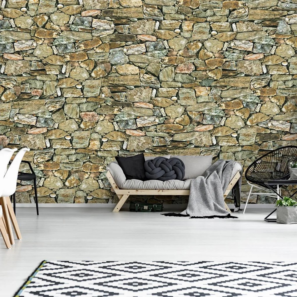 Fototapet - Stone Wall Rock (254x184 cm)